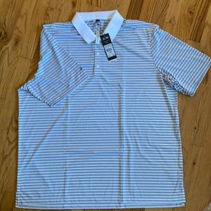Adidas stripped golf polo